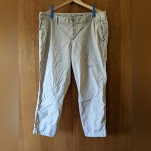 Gap Girlfriend Cut khakis, size 14